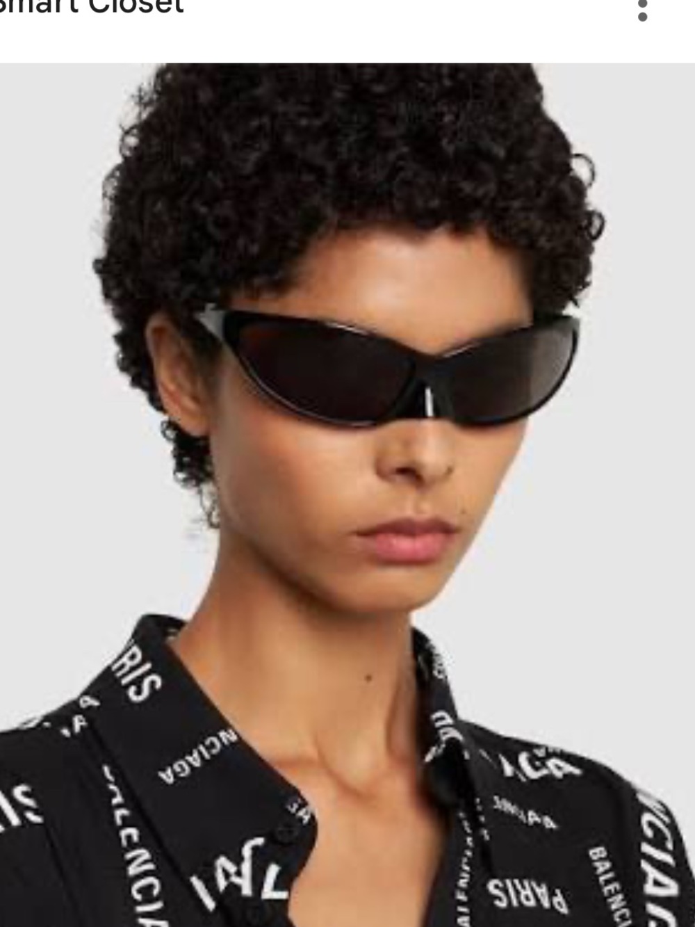 Authentic Balenciaga 4G Cat Metallic Blue Shield Sunglasses $1250